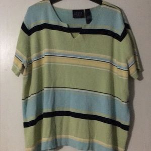 Short sleeve sweater